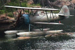 Pinned holddown connection for Indiana's bi-plane at Tokyo DisneySea.